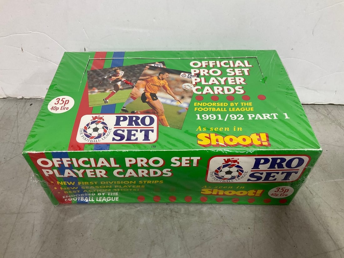 1991/92 Official Pro Set soccer player cards(sealed) (1 of 1)