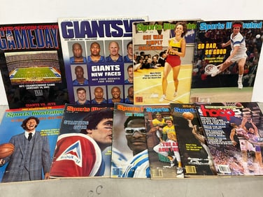 Sports magazines(Sports Illustrated and more)
