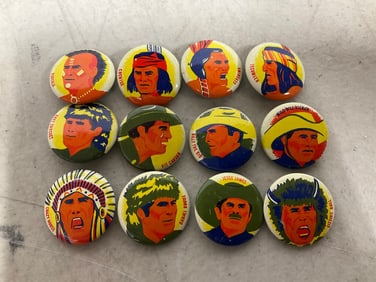 Vintage Cowboy outlaw pins