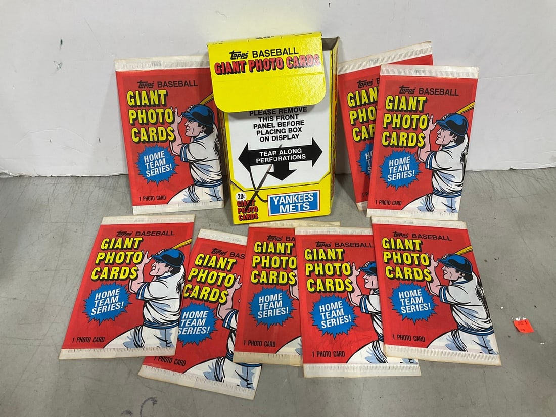 Yankees/Mets Giant Topps photo cards set(new in box) (1 of 1)