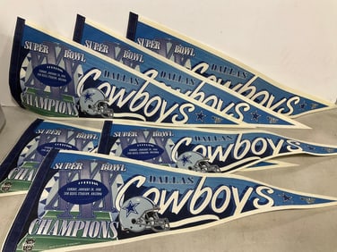 Dallas Cowboys vintage banners(1996-30in.long)