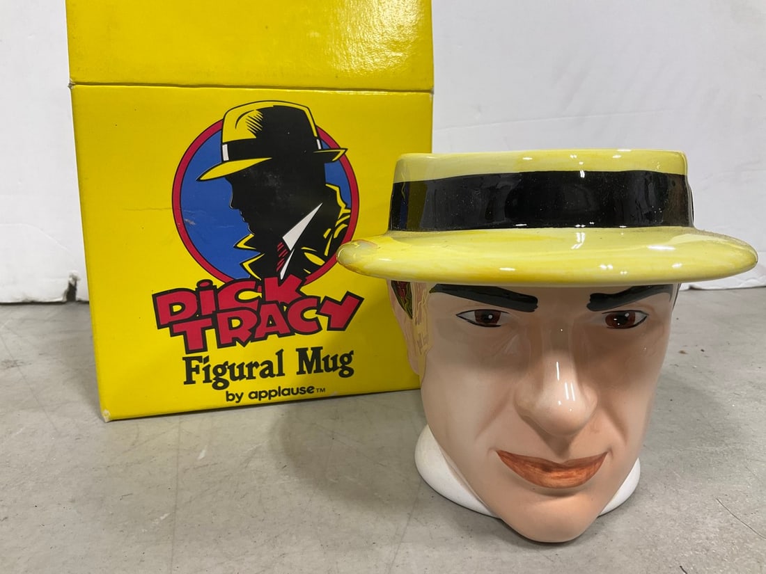 Dick Tracy figural mug(5in.tall-new in box) (1 of 1)
