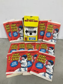 Yankees/Mets Giant Topps photo cards set(new in box)