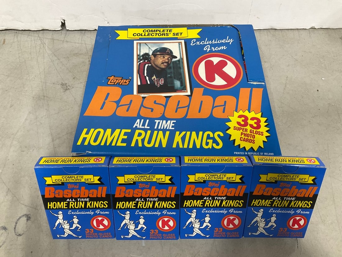 Topps baseball all time home run kings complete collector's set(new in box) (1 of 1)