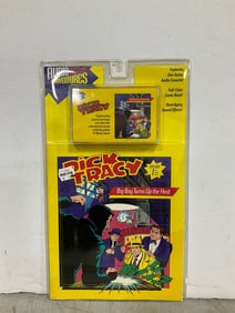 Dick Tracy audio casette and comic book(sealed)