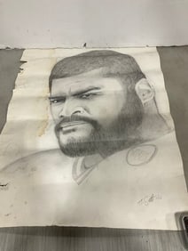 Black and white sketch artwork(18in.x23in.)