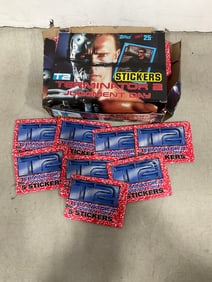 Terminator 2 Judgement Day collectible cards/stickers