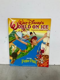 Walt Disney's World of Ice book starring Peter Pan(poster inside)