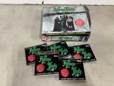 The Addams Family movie cards/stickers set(new in box)