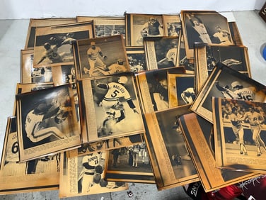 Vintage news print photos