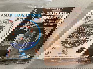 Baseball Immortals 1933 Negro League All-Stars colletible cards and NY Giants World's Champions team