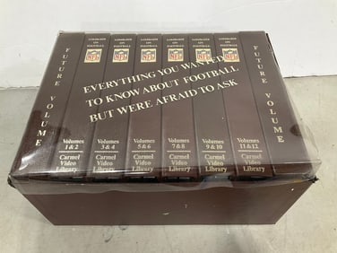 NFL Carmel video Library VHS tapes(vol.1-12)