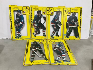Vintage Hockey Heroes stand up sport trophies