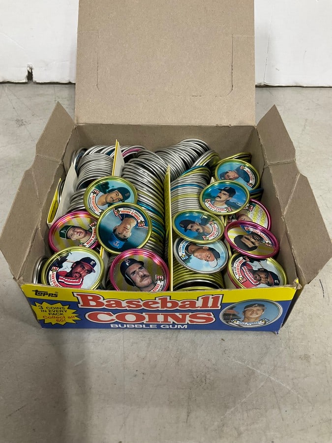 1988 Topps baseball coins in box (1 of 1)