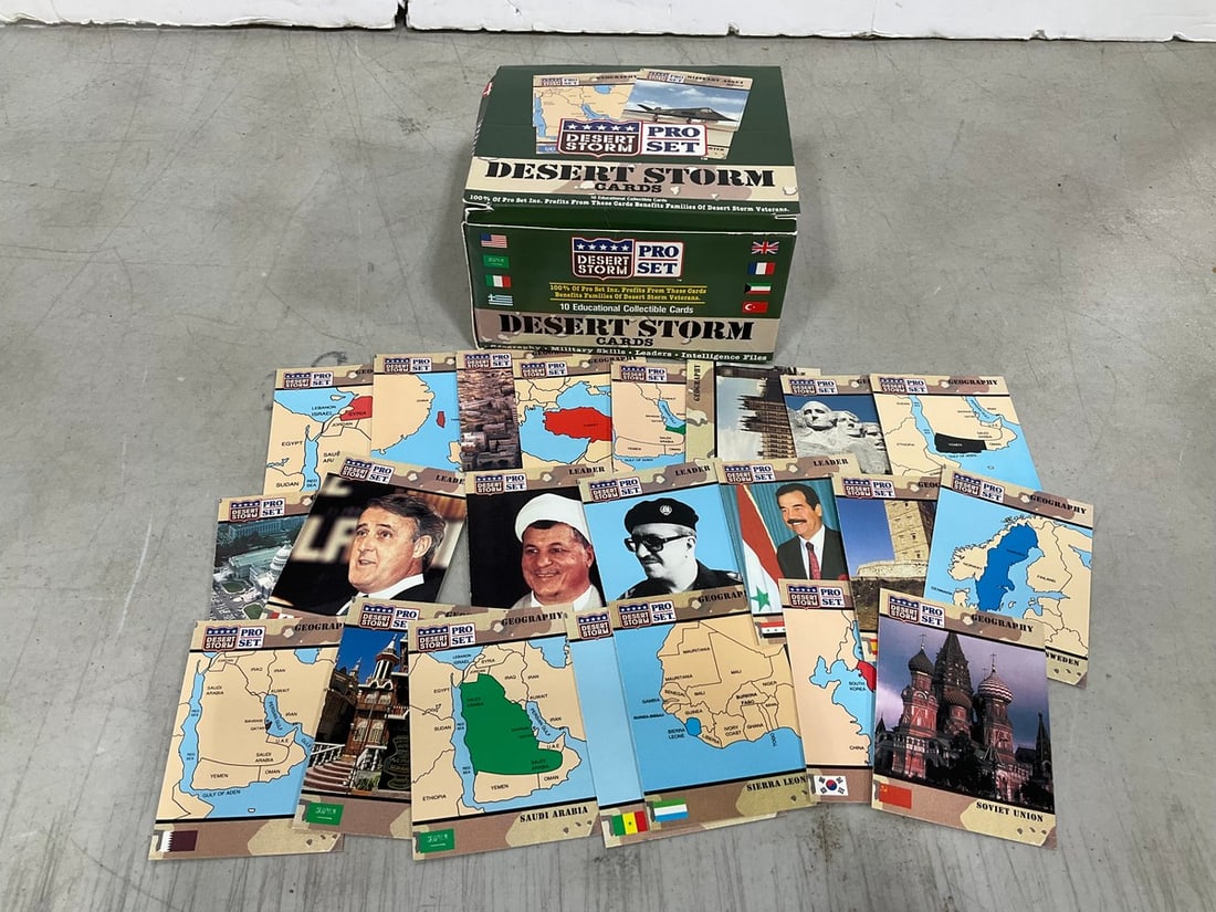 Desert Storm Pro set educational collectible cards(new in box) (1 of 1)