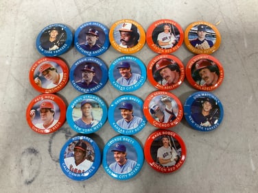 Vintage baseball pins
