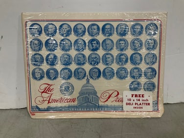 The American Presidents paper placemats set(sealed)