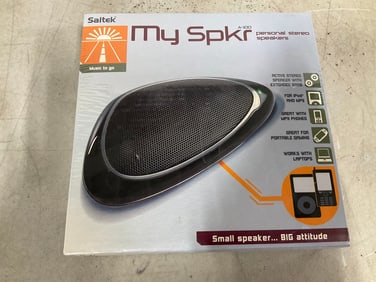 My Spkr personal stereo speakers(A-100-new in box)