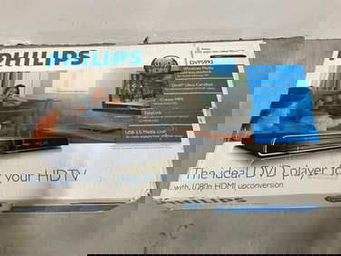 Philips DVD player with 1080p HDMI(new in box)