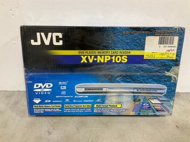 JVC DVD player/memory card reader(XV-NP10S-new in box)