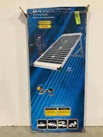 Solar panel kit with stand(new in box)