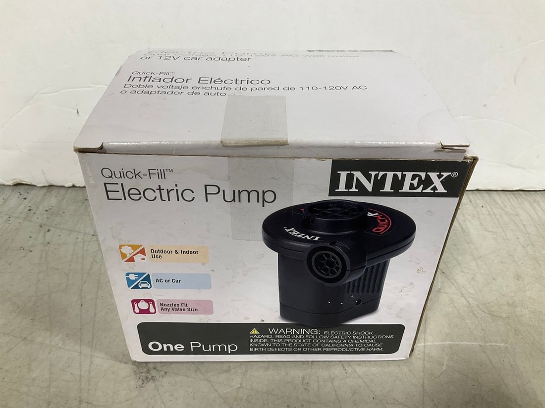 Intex Quick-Fill Electric Pump *NEW in box* (1 of 1)
