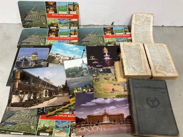 Vintage Books, and Postcards