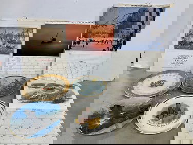 1970s and 1980s Calendars, Decorative Ceramic Plates, and more