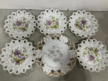 Floral Ceramic Plates