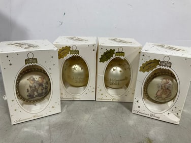 Various Hummel Christmas Ornaments