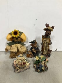 Boyds Bears and Friends Ceramic Figures (Tallest - 8in)
