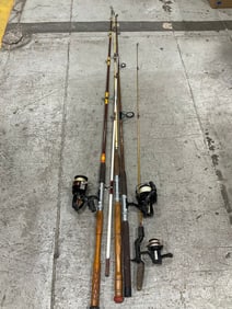 Various Fishing Poles
