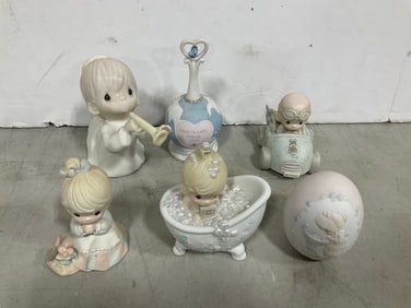 Various Precious Moments Figures, Bell, and more (Tallest - 6.5in)