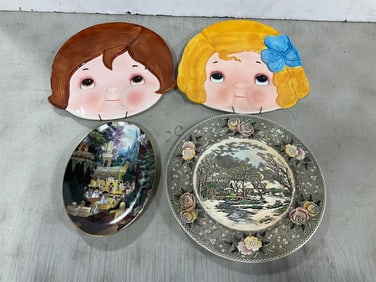 Various Decorative Ceramic Plates (Heinrich, Disney, etc)