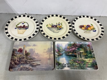 Decorative Ceramic Plates (Bradford Exchange and Lillian Venon)