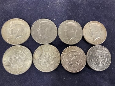 Silver Kennedy Half Dollars