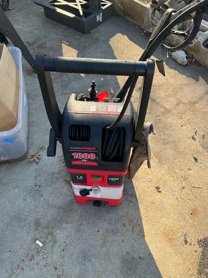 Cleanforce 1800 PSI Powerwasher (1 of 1)