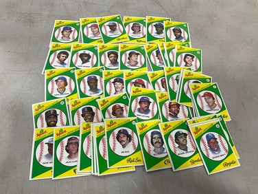 Various 1980s Baseball Cards