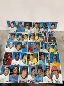 Various Baseball Sports Cards with authenticated signatures