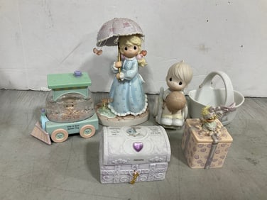 Various Precious Moments Ceramic Figures, and more