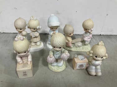 Various Precious Moments Ceramic Figures (Tallest - 6in)
