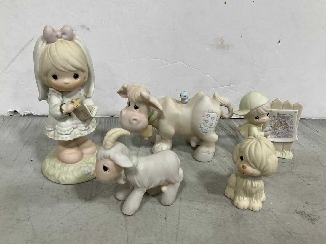 Various Precious Moments Ceramic Figures (Tallest - 6in) (1 of 1)