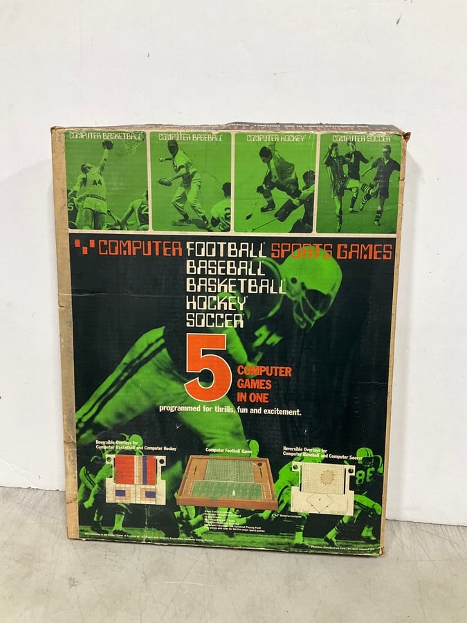 Vintage computer sport games