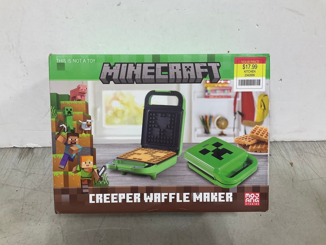 Minecraft Creeper waffle maker: Minecraft Creeper waffle maker