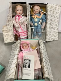 Knowles collectible dolls(new in box)