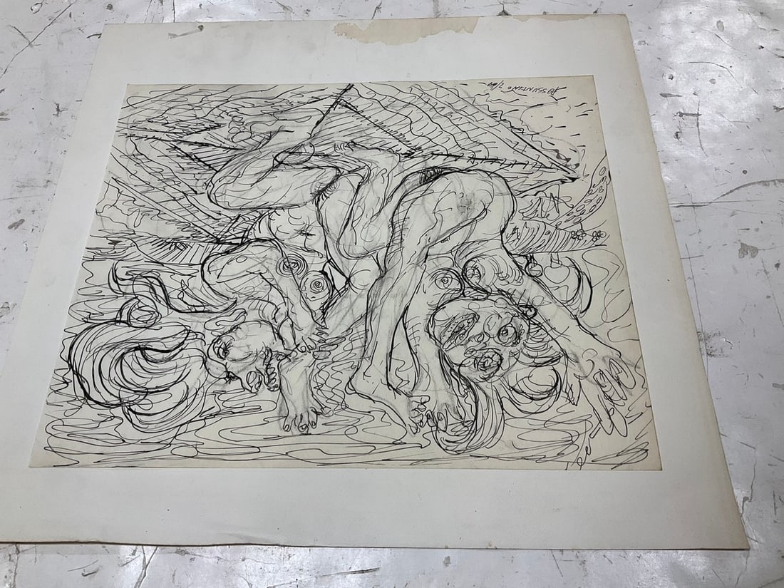 Abstract artwork by Peter PAssuntino(19in.x20in.) (1 of 1)