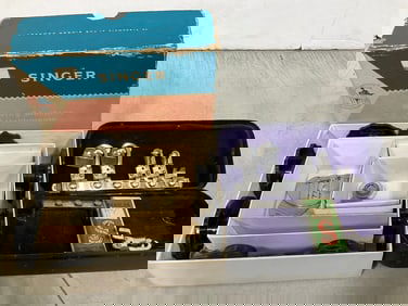 Vintage Singer sewing machine attachments