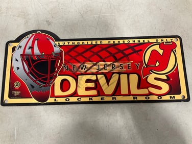 New Jersey Devils decor(7inx19in)