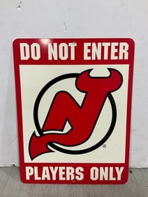 NY Devils sign(10in.x13in.)