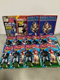 Various sports magazines